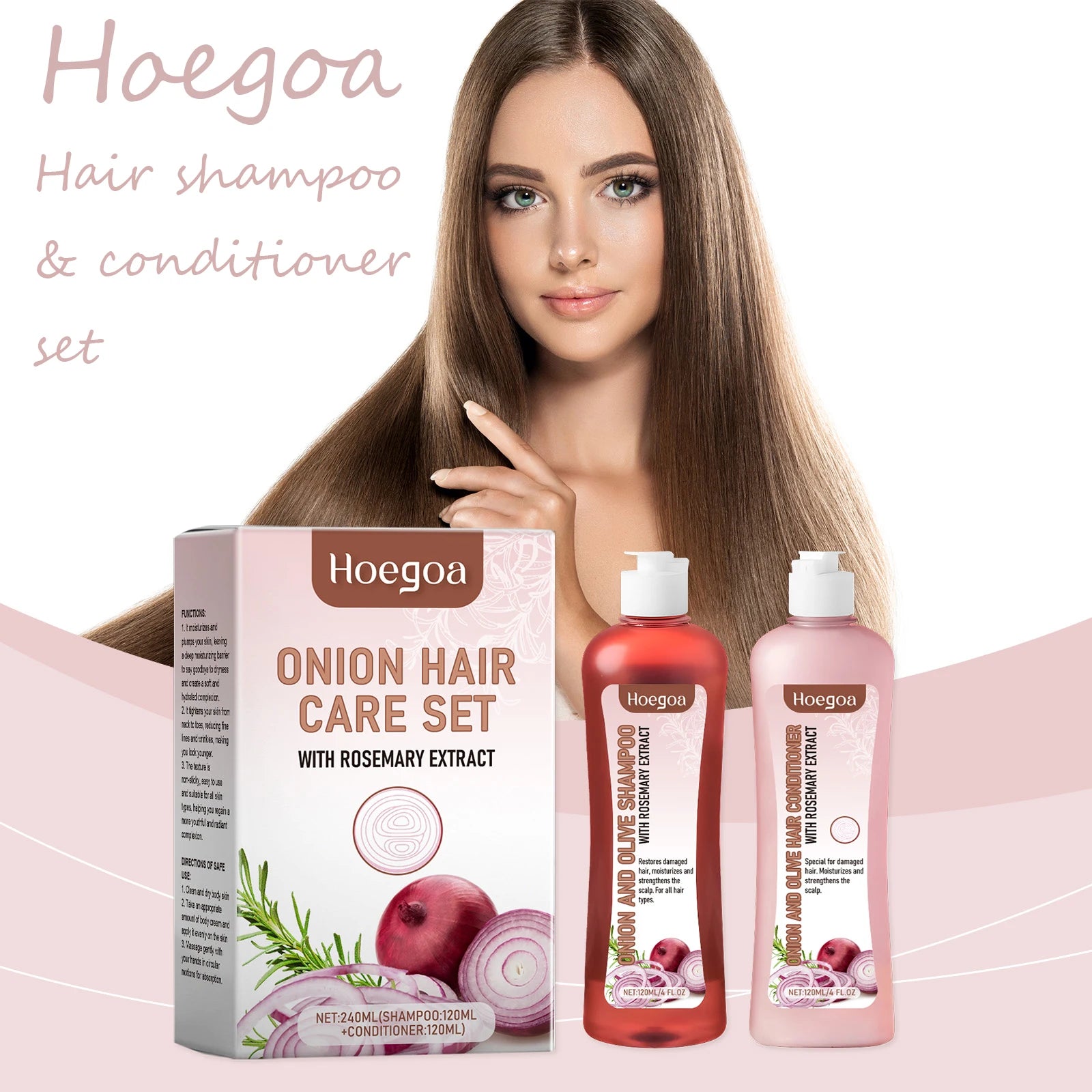 Hoygi Onion Rosemary Hair Care Set – Nourishing & Anti-Hair Loss Treatmen
