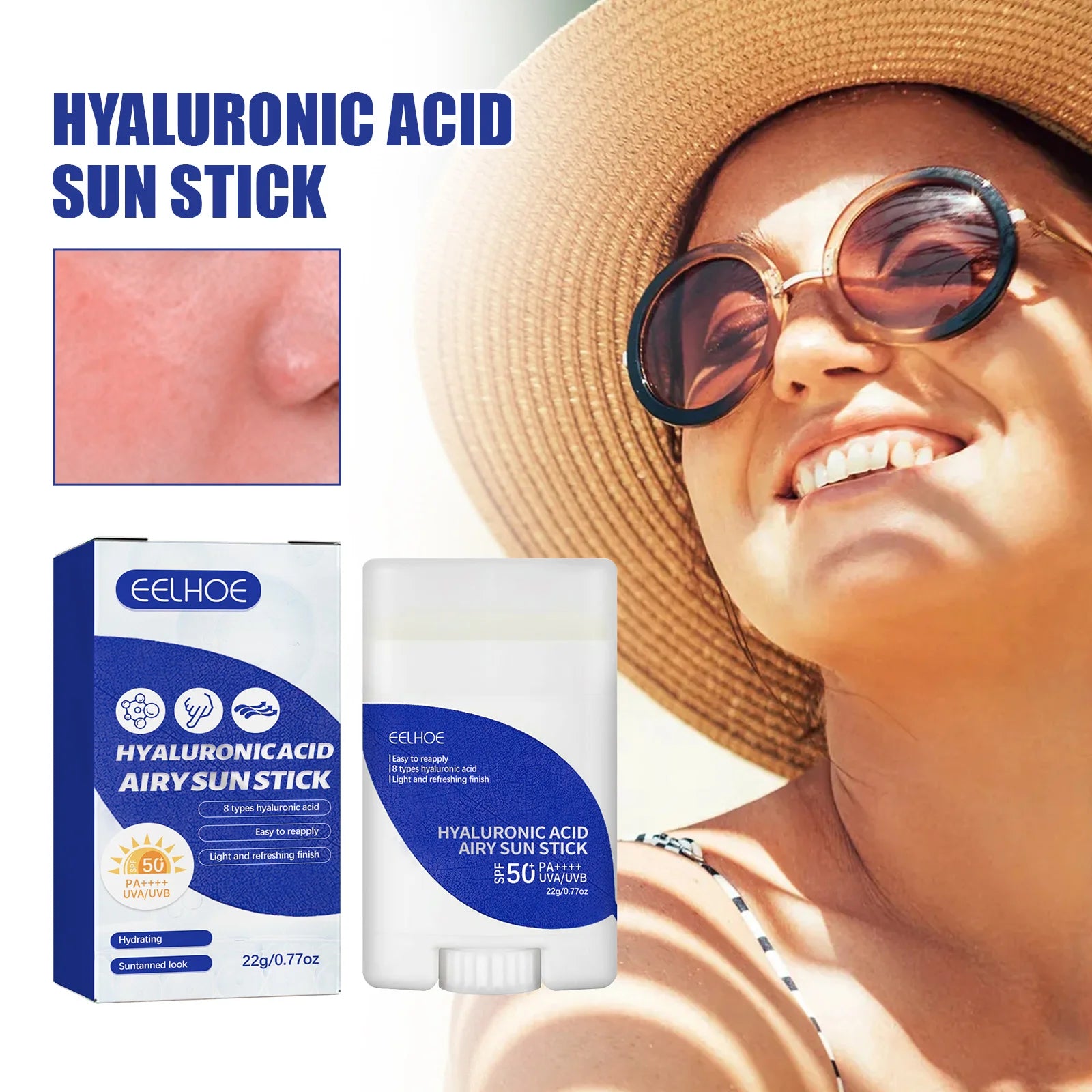EELHOE SPF 50+ Hyaluronic Acid Sunscreen Stick