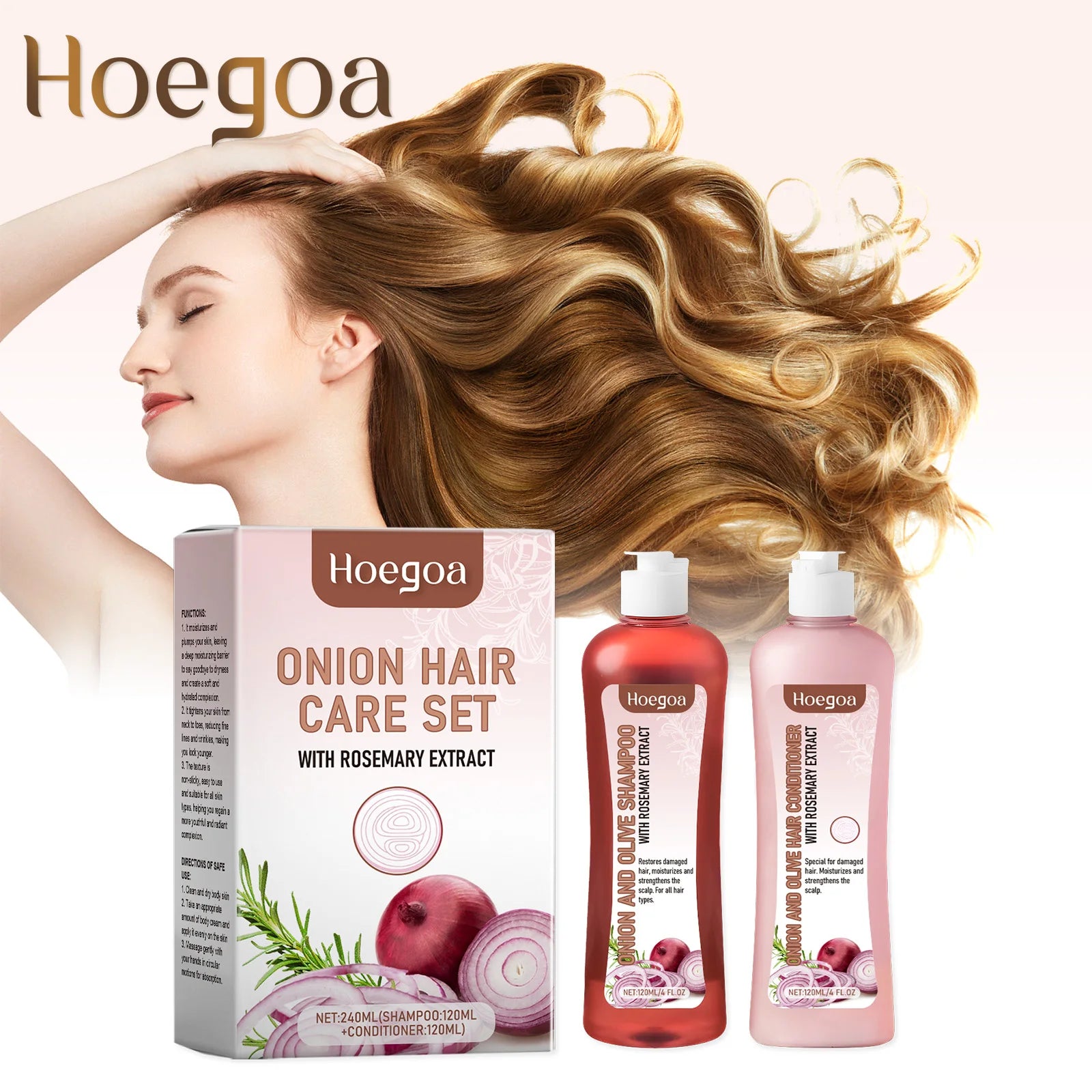 Hoygi Onion Rosemary Hair Care Set – Nourishing & Anti-Hair Loss Treatment