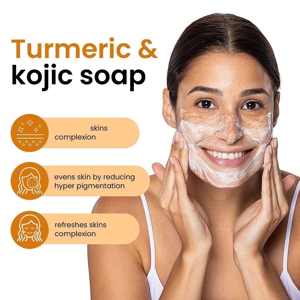 100g Turmeric & Kojic Acid Handmade Soap