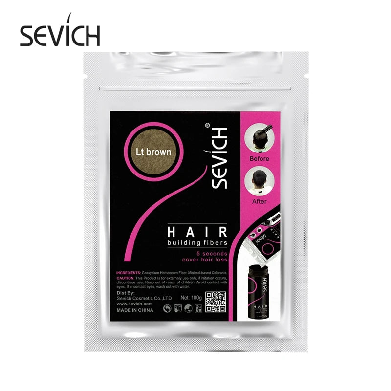 Sevich Hair Fibers Refill Bag 100g