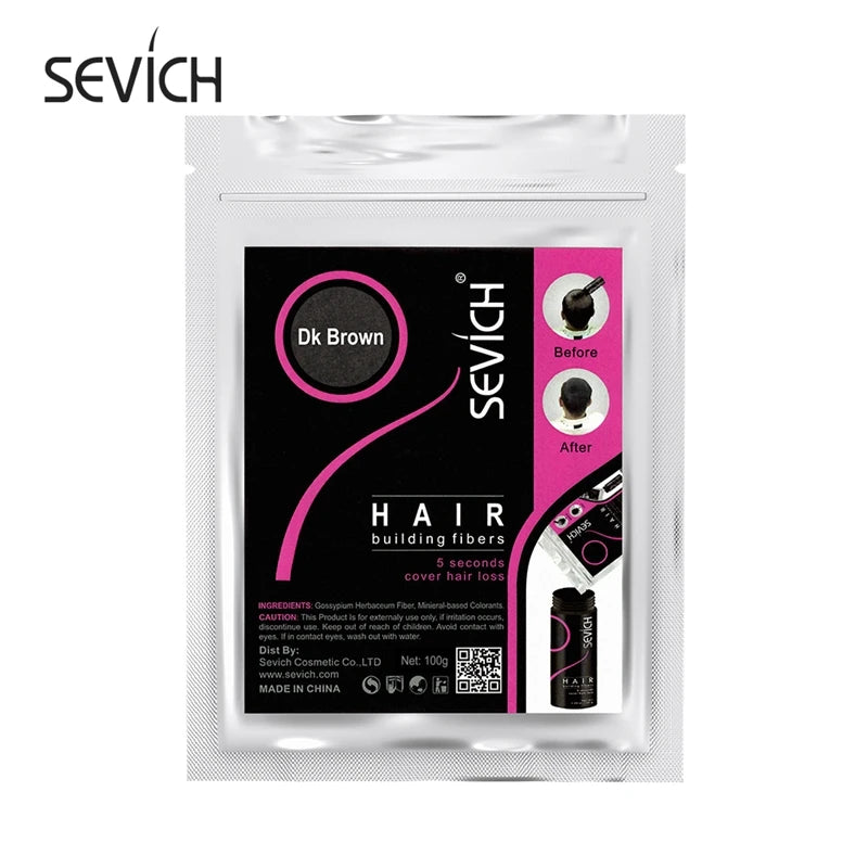 Sevich Hair Fibers Refill Bag 100g