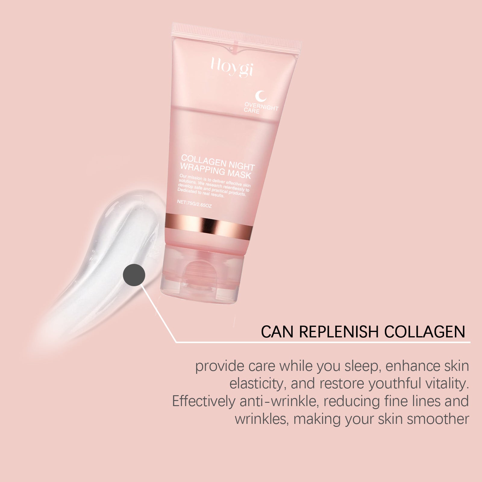 Collagen Overnight Wrapping Peel-Off Facial Mask Set