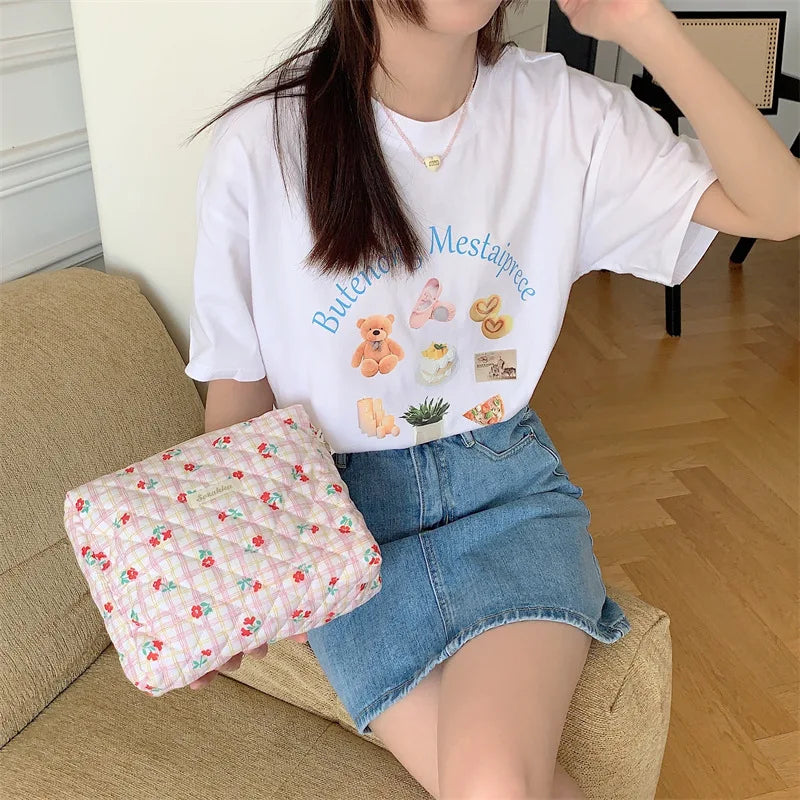 Women’s Travel Cosmetic Bag – Large Capacity Zipper Makeup Pouch