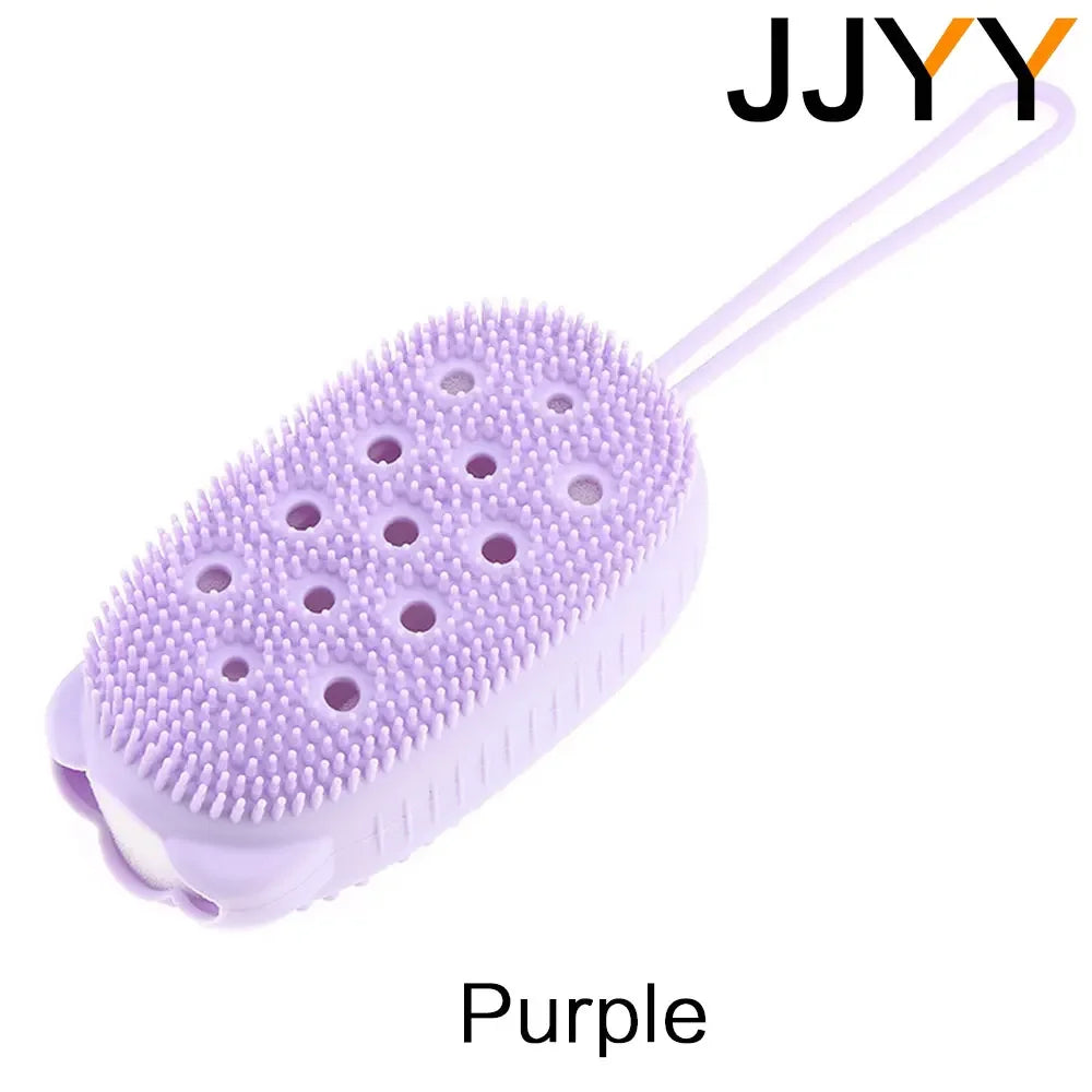 JJYY Silicone Body Scrubber & Exfoliating Shower Brush