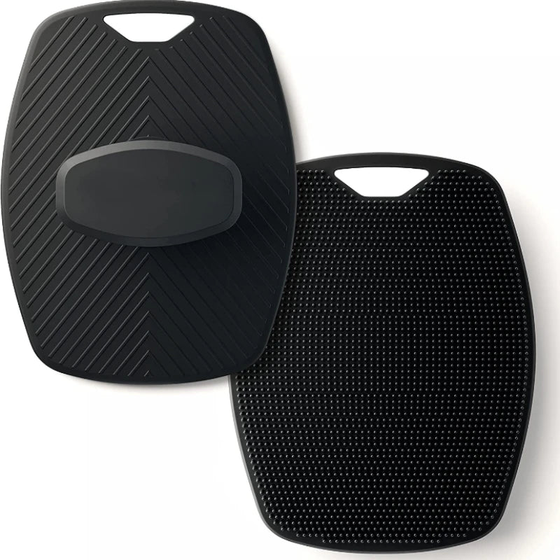 Soft Silicone Body Exfoliating Brush – Gentle Manual Shower Scrubber