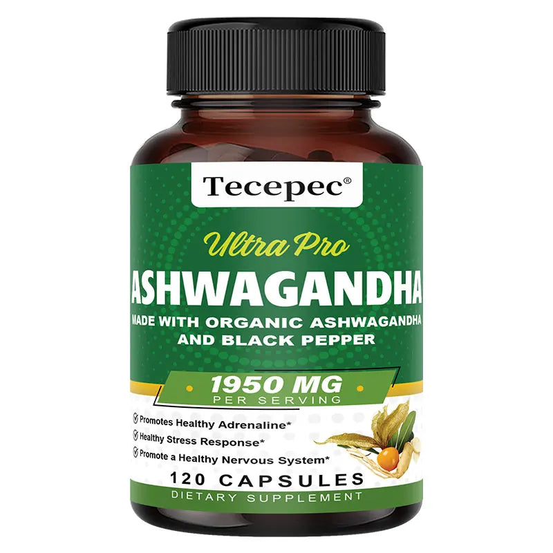 Organic Ashwagandha 1,950mg Supplement