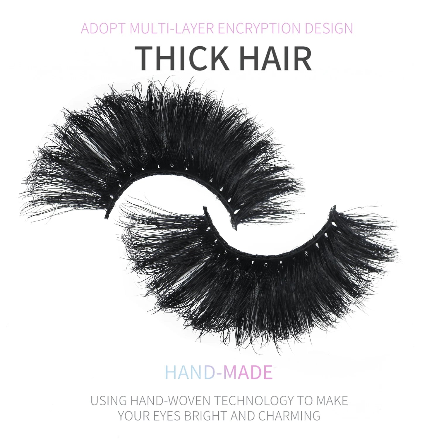 20 Pairs 25mm Mink Eyelashes – Fluffy, Wispy, High-Volume Lash Set