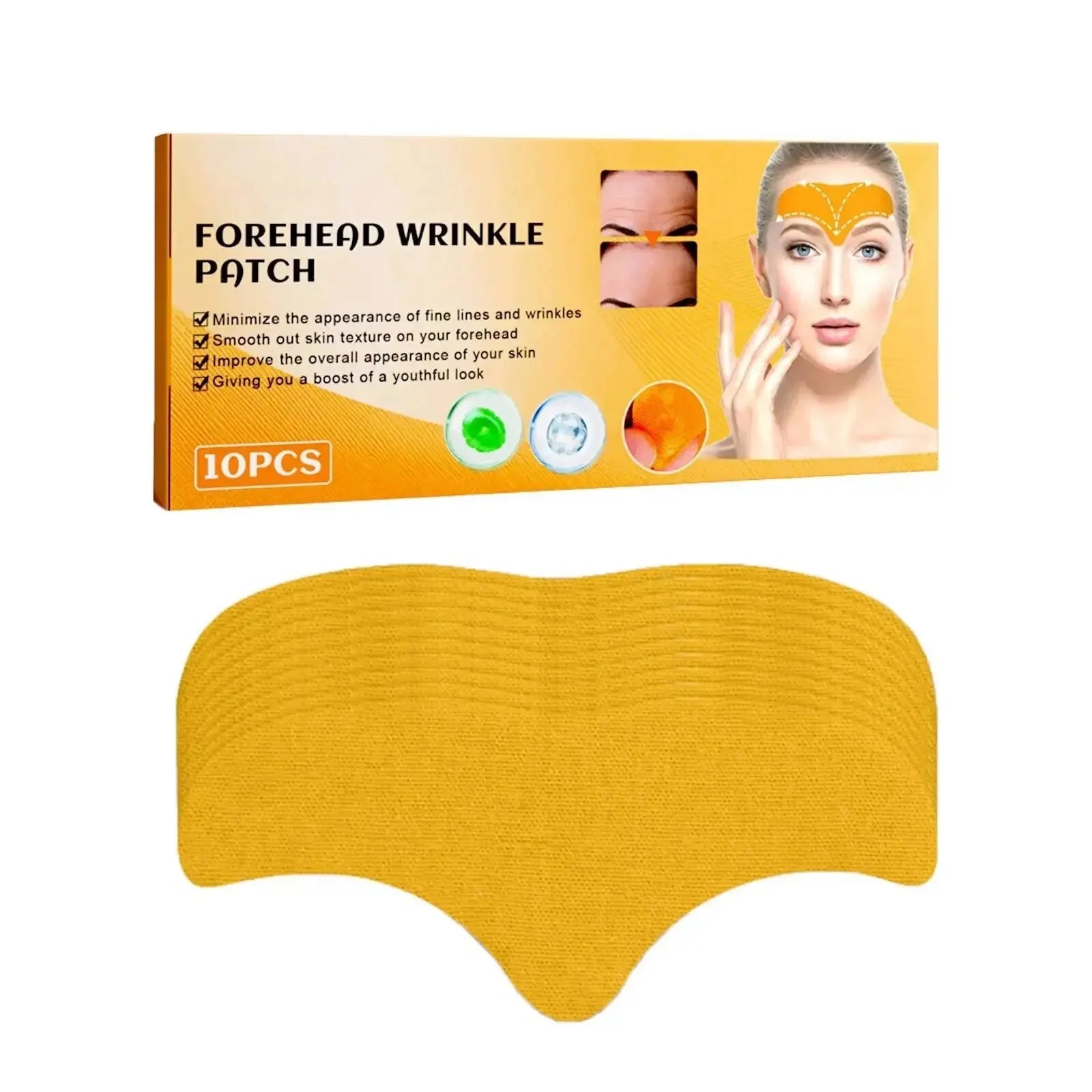 10pcs Face Wrinkle Patch for Firming & Lifting