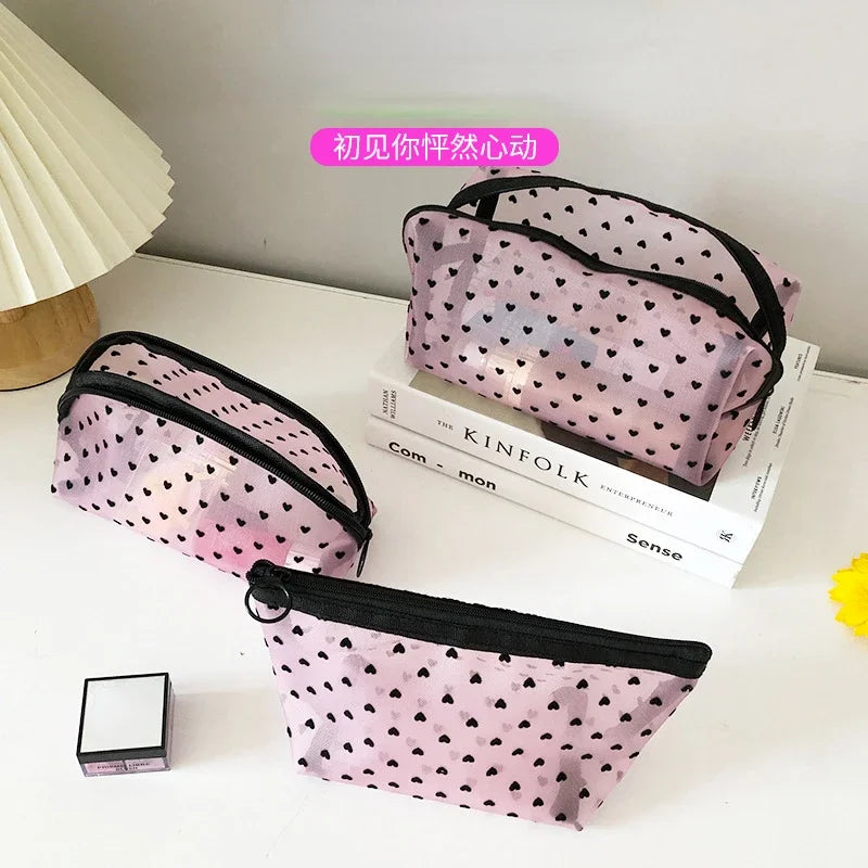 Women’s Travel Cosmetic Bag – Large Capacity Zipper Makeup Pouch