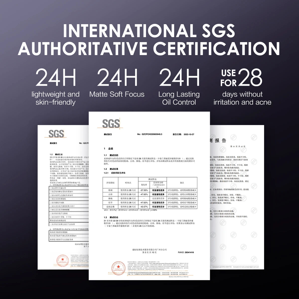 CARSLAN Stay Matte Pressed Powder – 24H Oil Control & Translucent Setting Powder