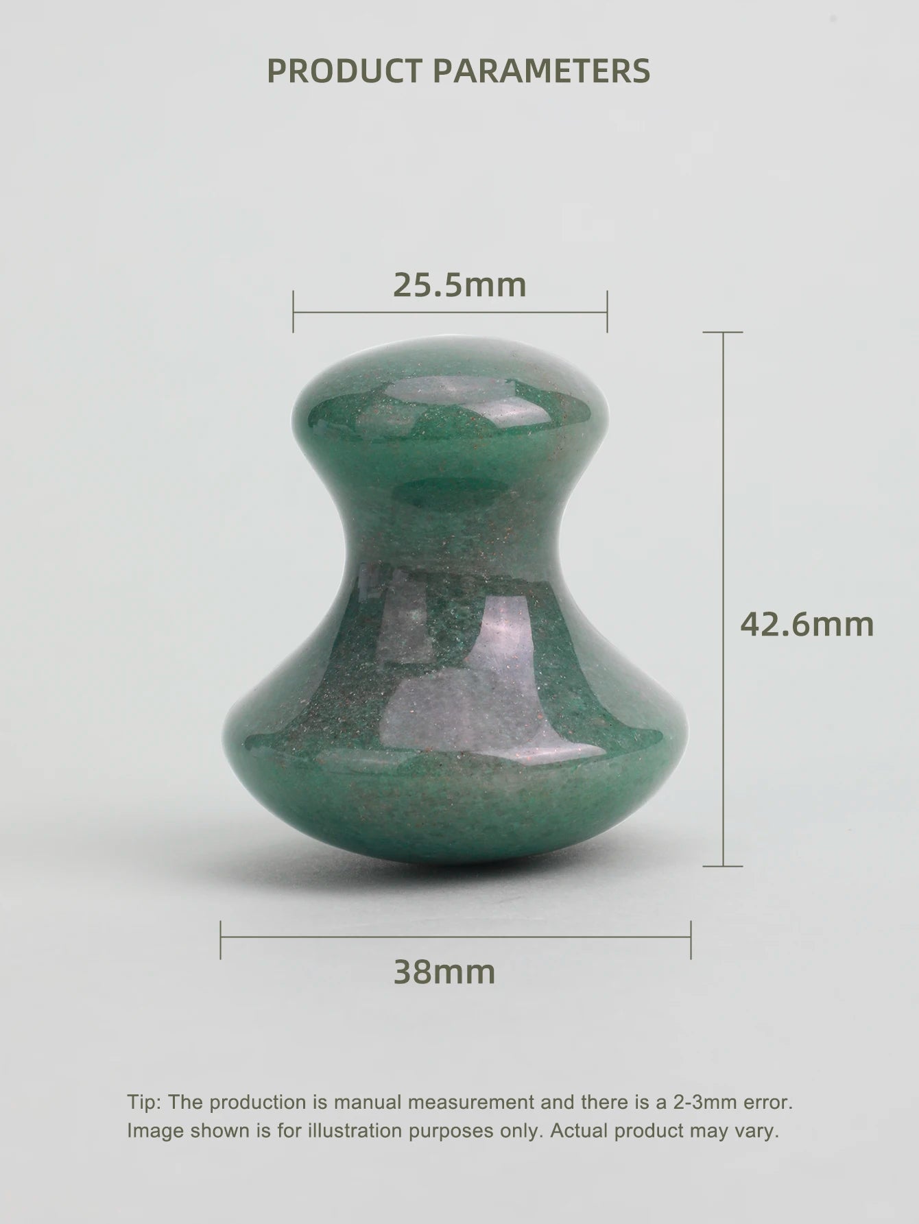 Natural Jade Mushroom Gua Sha Massager
