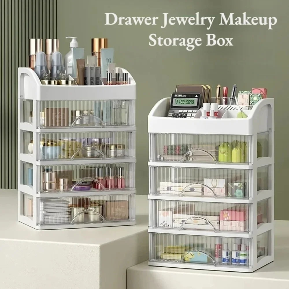 Transparent Drawer-Style Storage Box – High-Capacity Dustproof Organizer