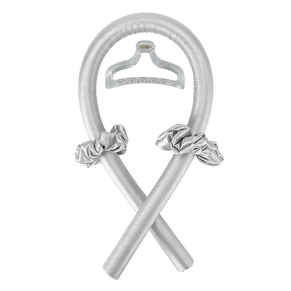 Heatless Silk Curling Rod Headband – Soft, No Heat Hair Rollers