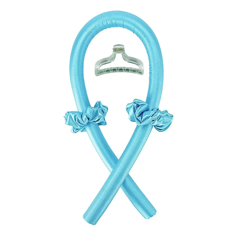 Heatless Silk Curling Rod Headband – Soft, No Heat Hair Rollers