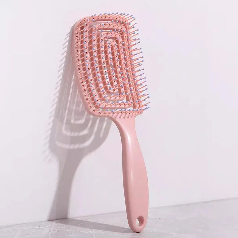 Elastic Vented Scalp Massage & Detangling Brush