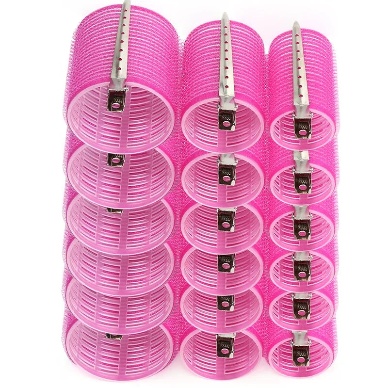 28-Piece Hair Roller Set – Self-Grip Curlers & Clips