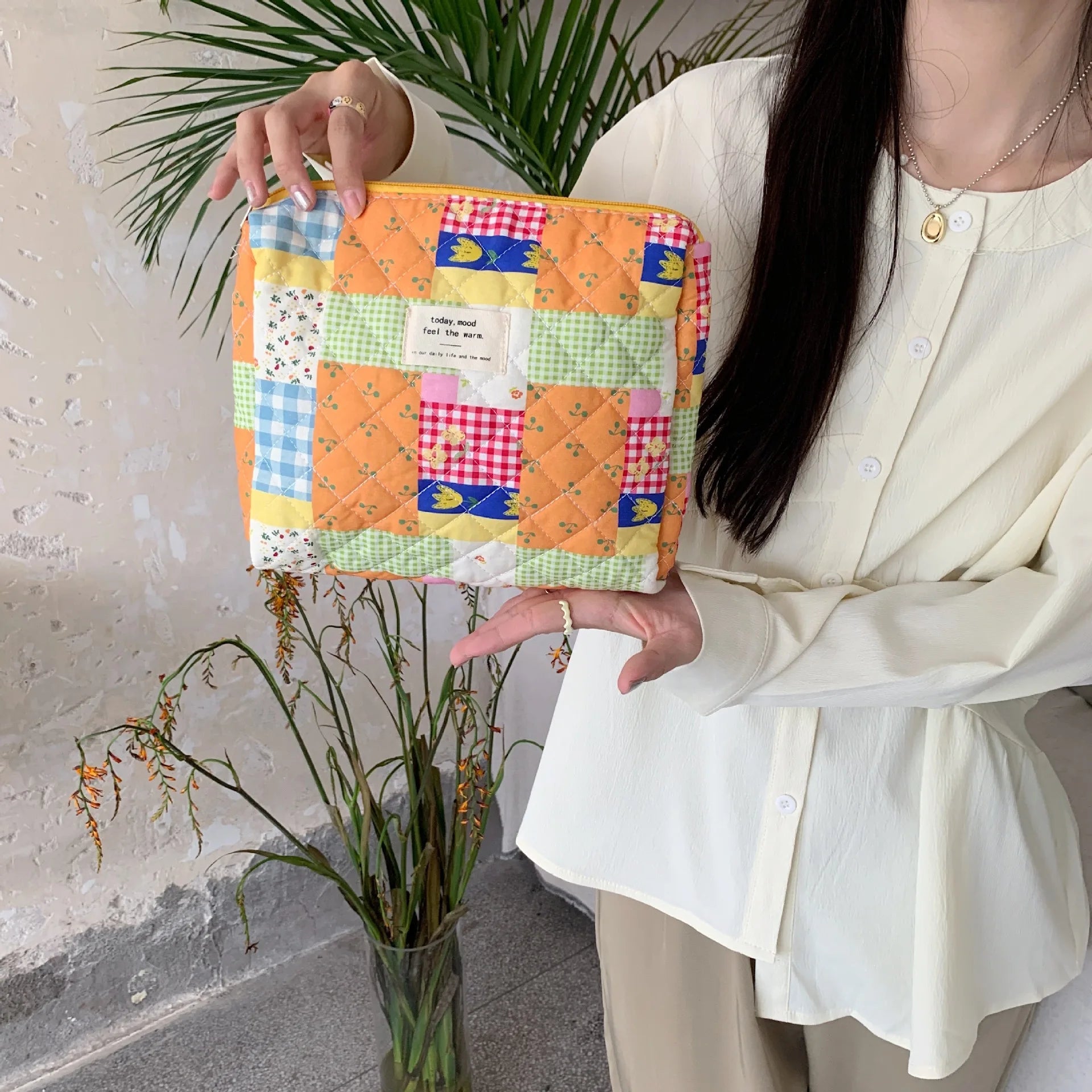 Women’s Travel Cosmetic Bag – Large Capacity Zipper Makeup Pouch