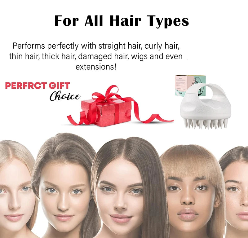 Biodegradable Scalp Massager Brush