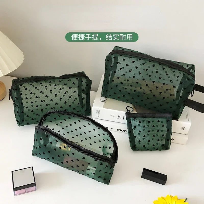 Women’s Travel Cosmetic Bag – Large Capacity Zipper Makeup Pouch