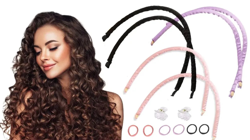 Heatless Curling Rod Headband – Soft & Easy Curls