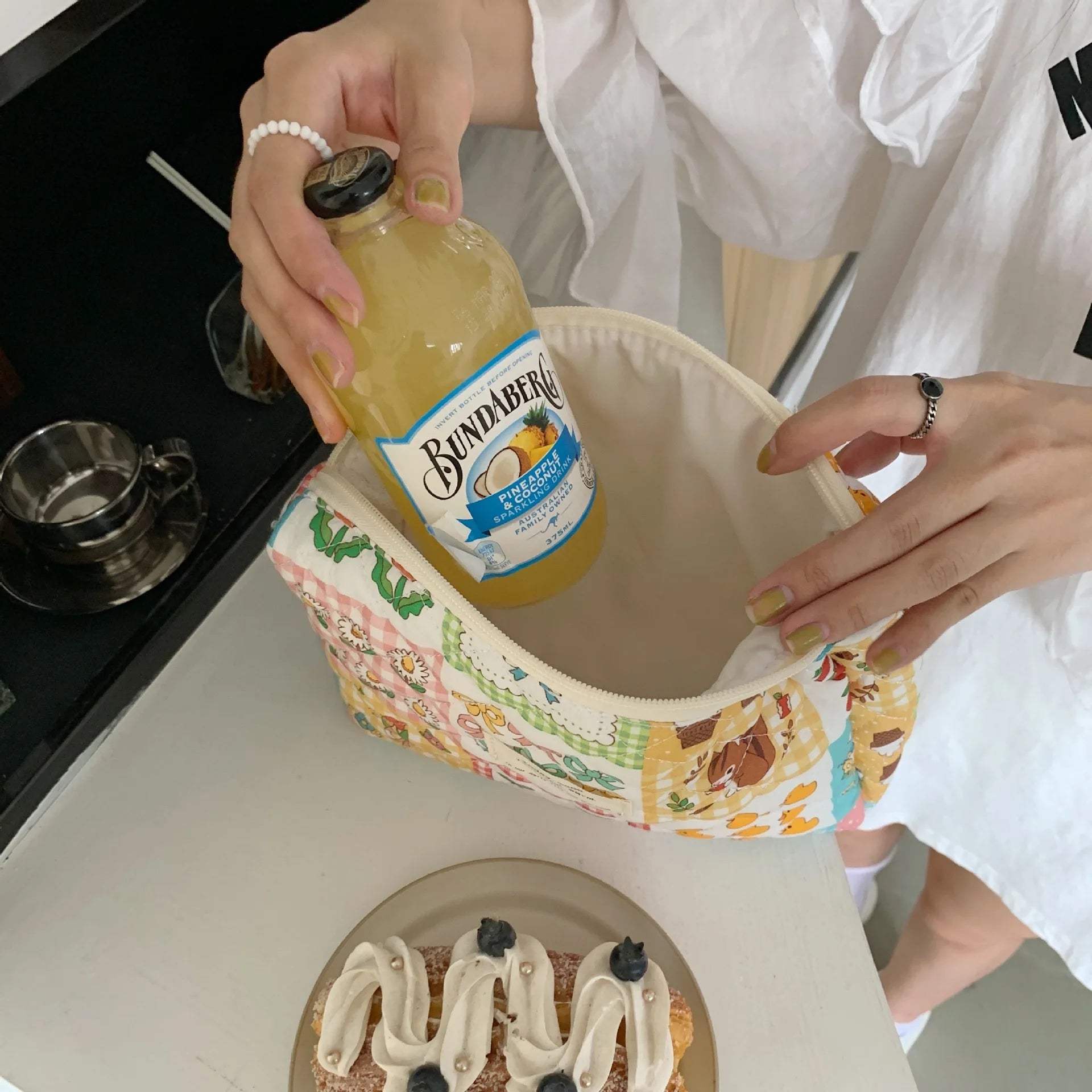 Women’s Travel Cosmetic Bag – Large Capacity Zipper Makeup Pouch