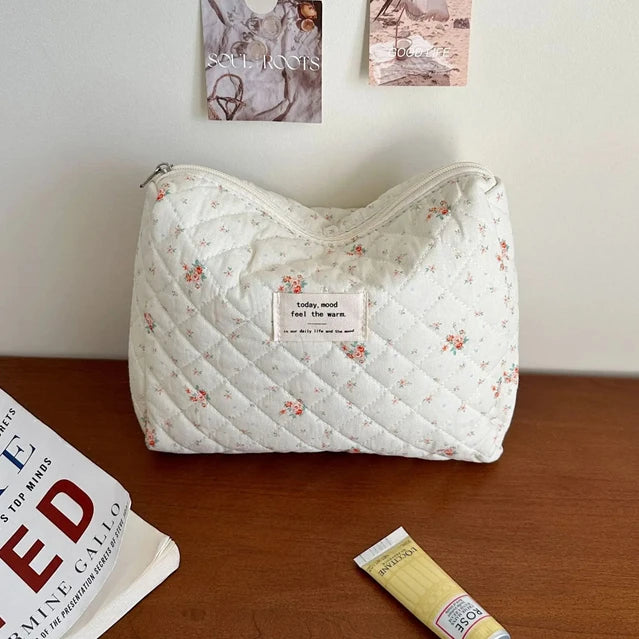 Women’s Travel Cosmetic Bag – Large Capacity Zipper Makeup Pouch