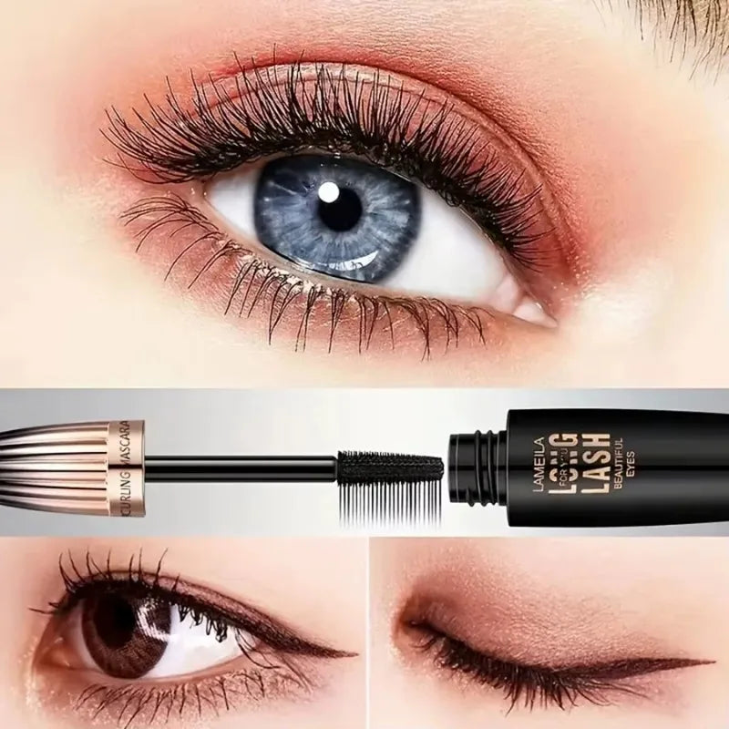 Waterproof 4D Mascara – Long-Lasting, Smudge-Proof & Thickening
