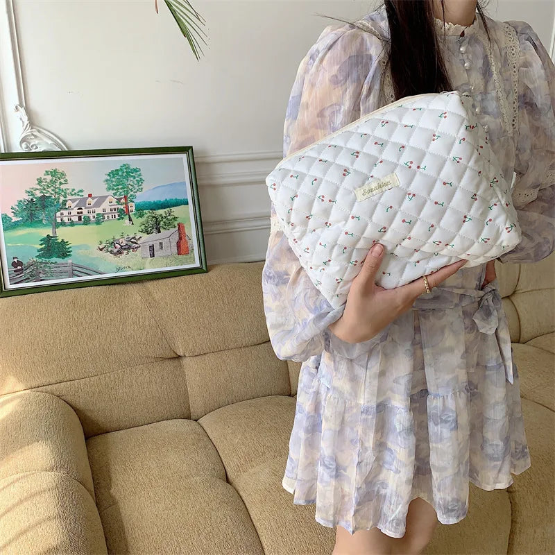 Women’s Travel Cosmetic Bag – Large Capacity Zipper Makeup Pouch