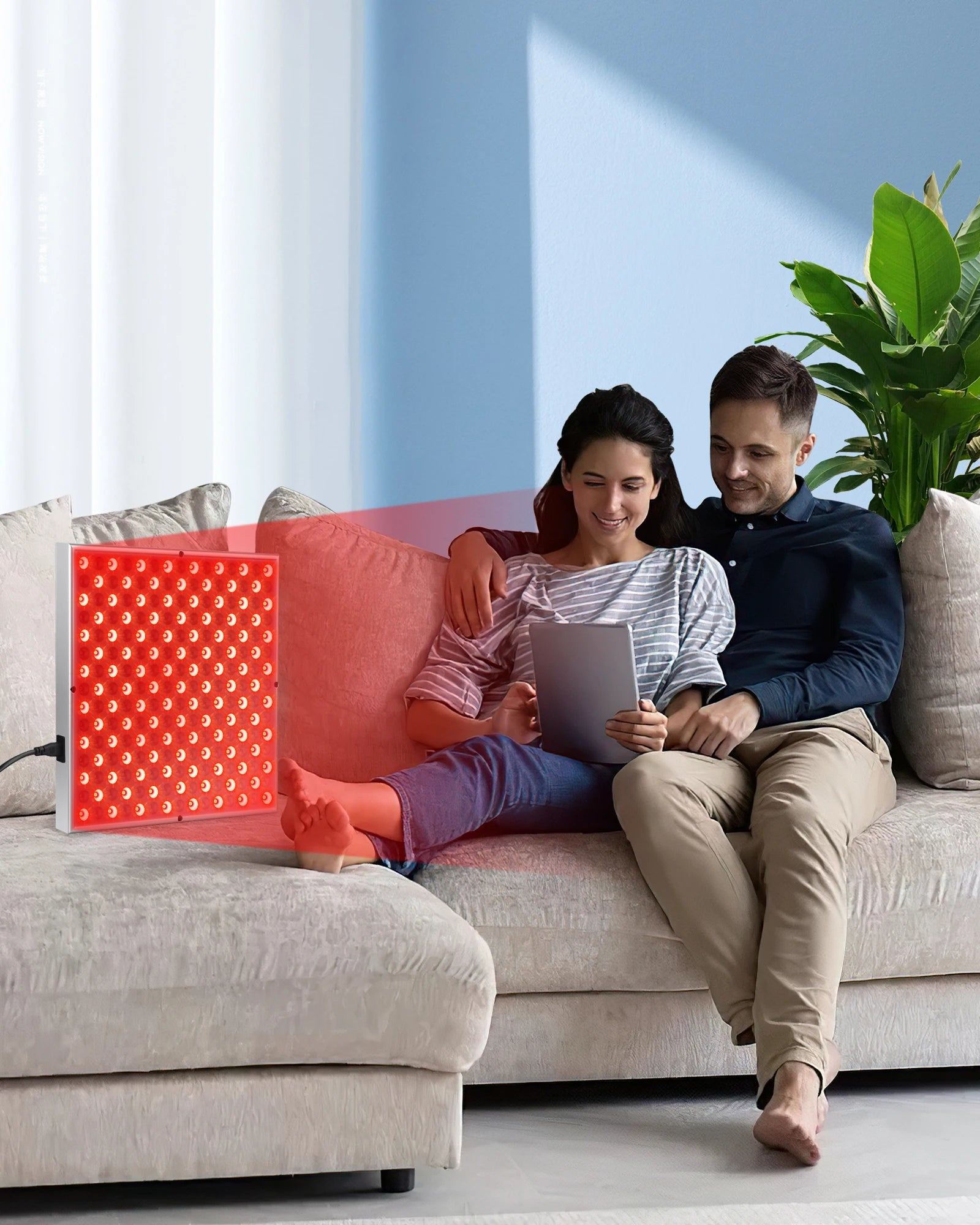 LED Red Light Therapy Panel – Anti-Aging & Pain Relief Lamp for Skin & Body