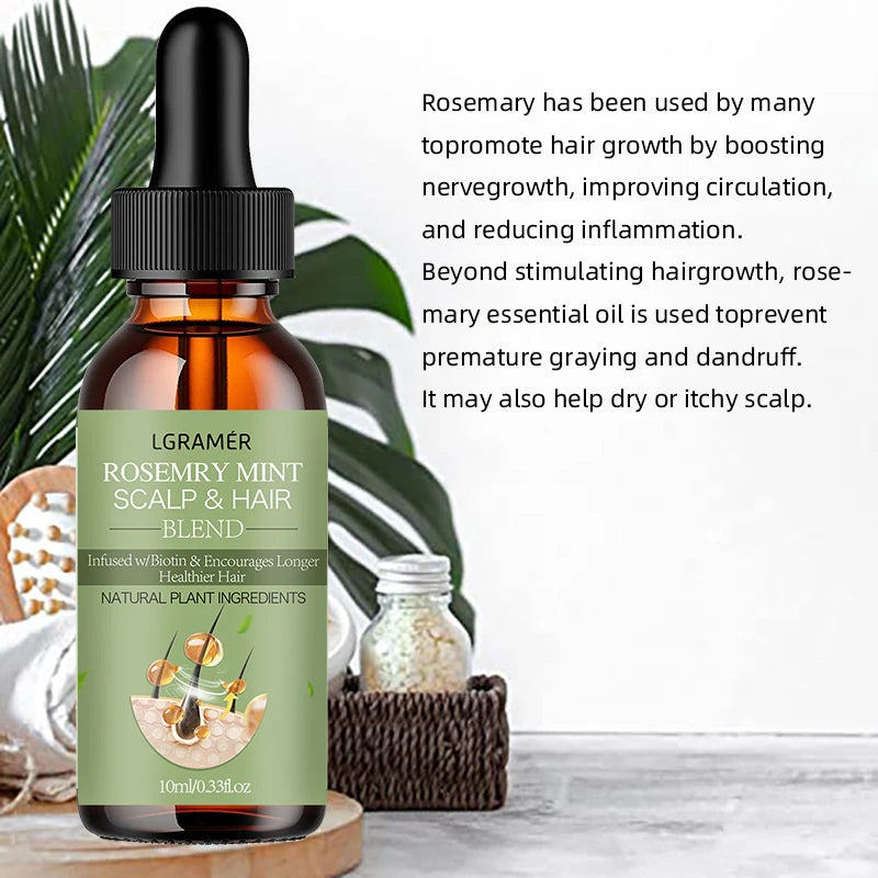 Rosemary Mint Hair Growth & Strengthening Oil