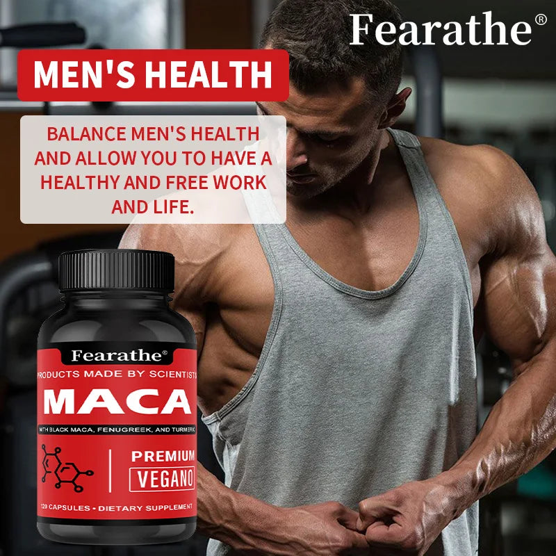 Organic Peruvian Black Maca Root Capsules