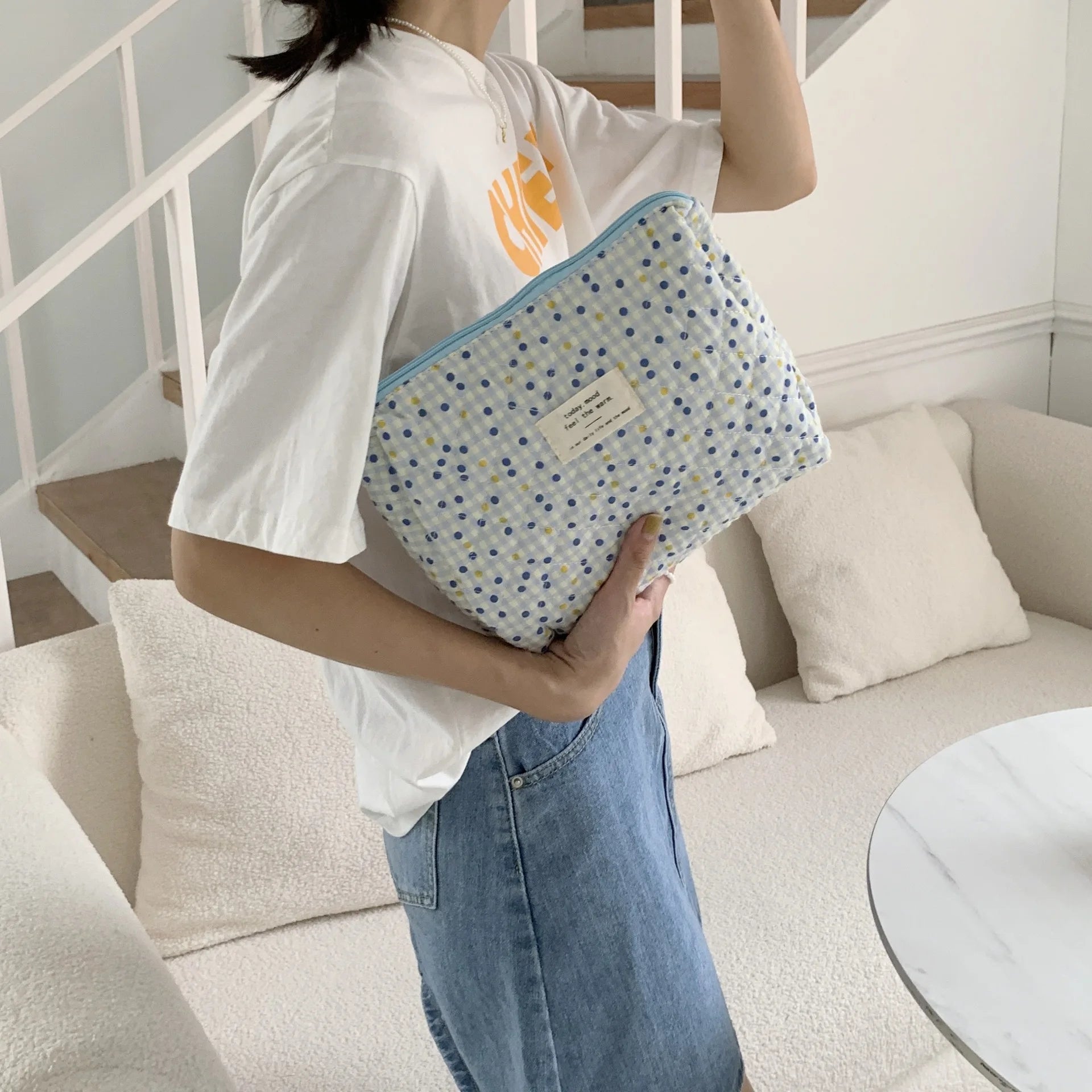 Women’s Travel Cosmetic Bag – Large Capacity Zipper Makeup Pouch