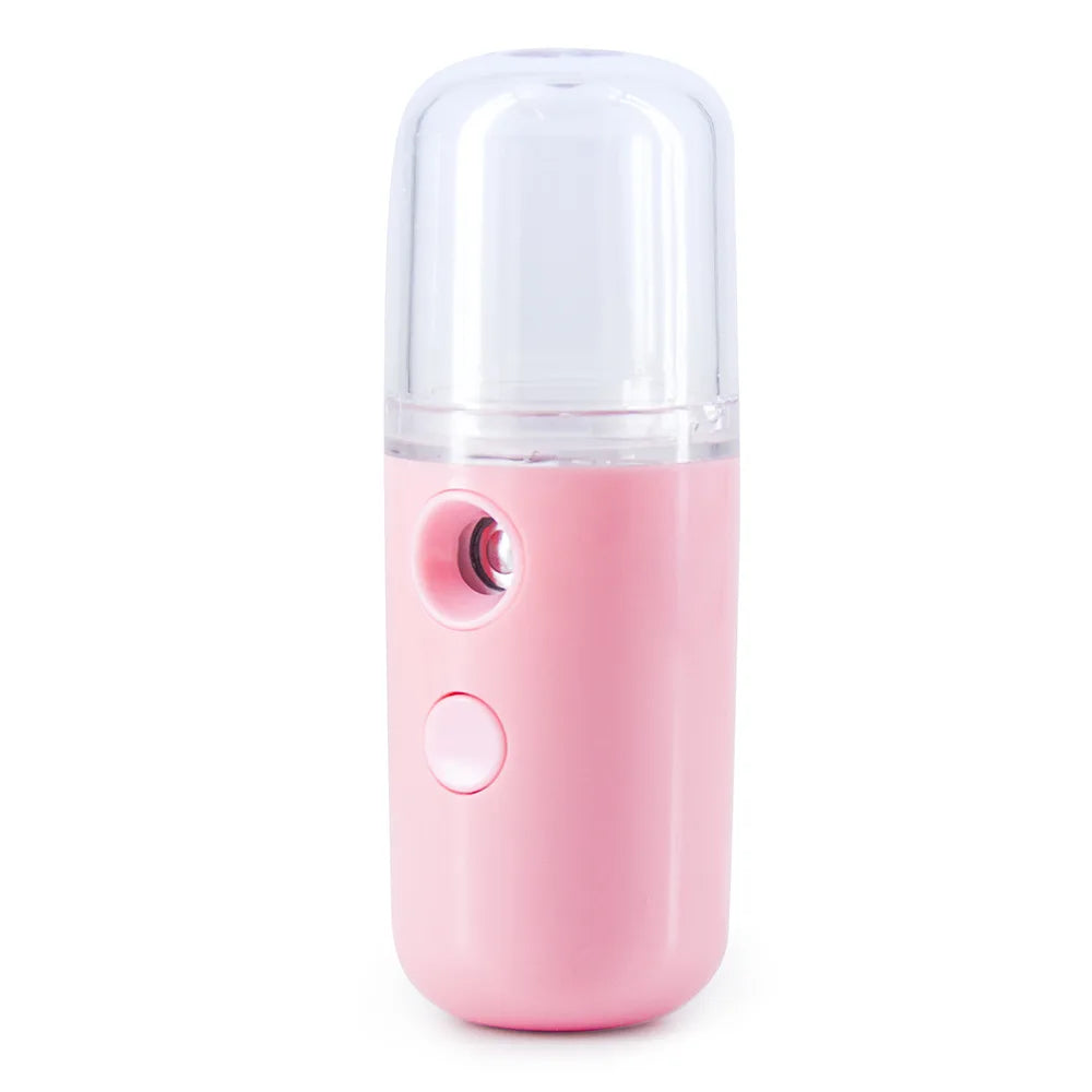 USB Rechargeable Facial Mist Sprayer – Portable Nano Steamer & Humidifier