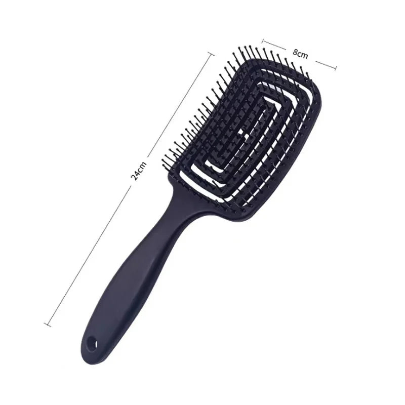 Elastic Vented Scalp Massage & Detangling Brush