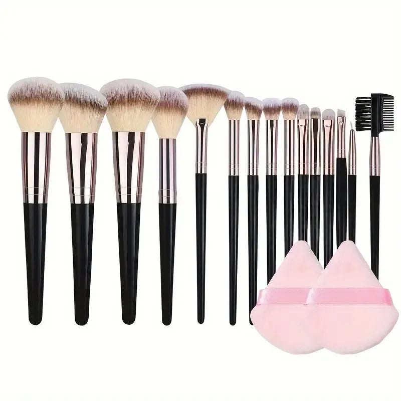 3–20PCS Professional Makeup Brush Set – Face & Eye Beauty Tools