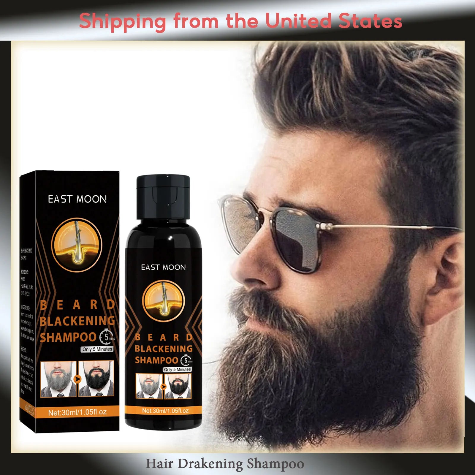 Darkening Shampoo for Gray to Black Hair