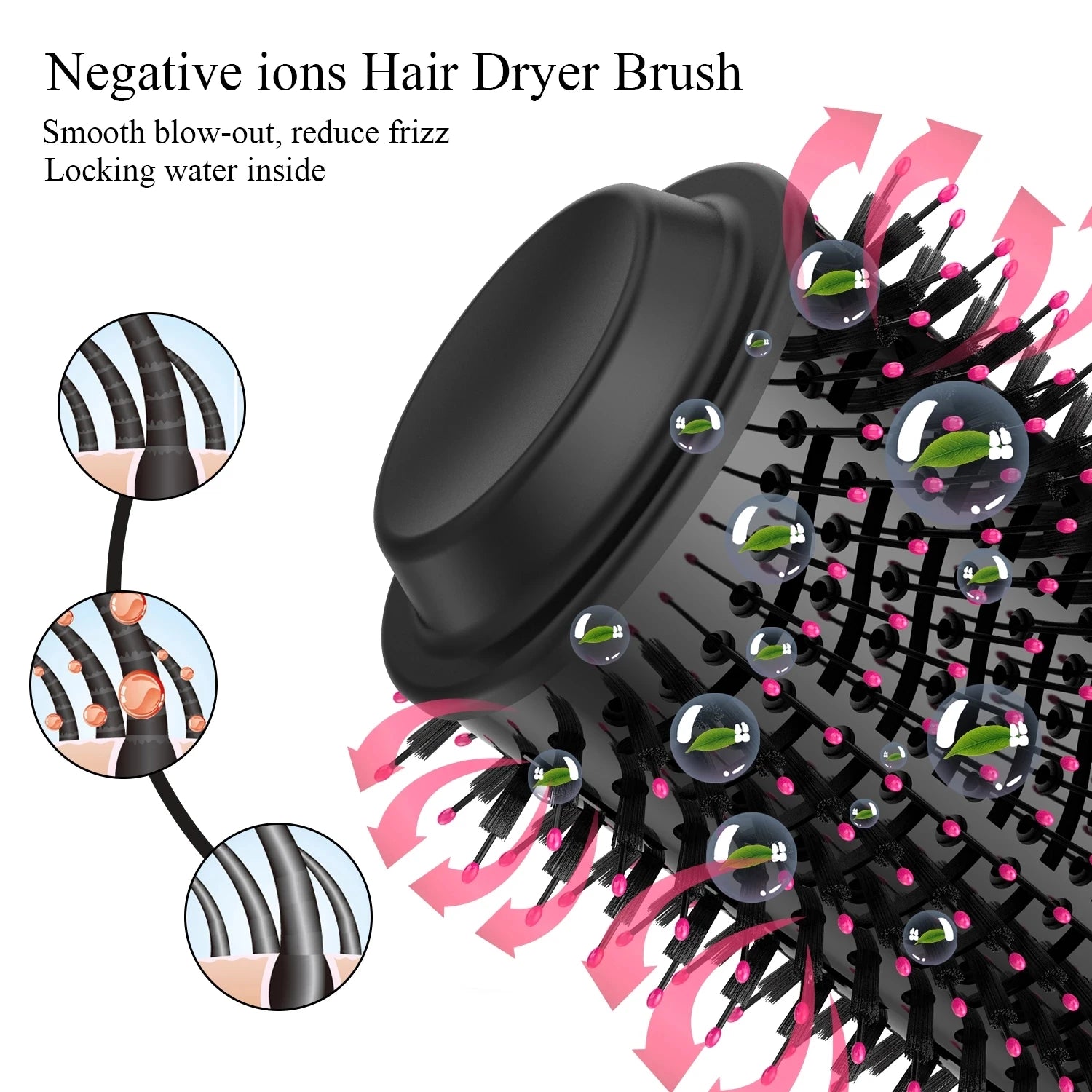 Heating Comb Straightener & Dryer Brush