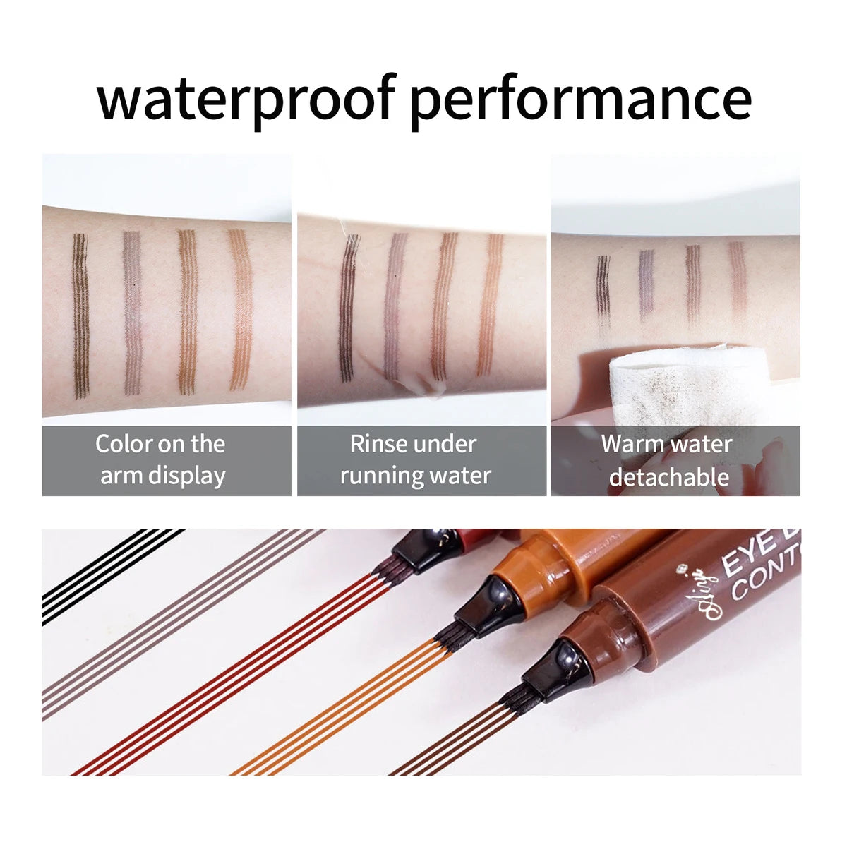 Waterproof Microblading Eyebrow Pencil – 5 Color Options