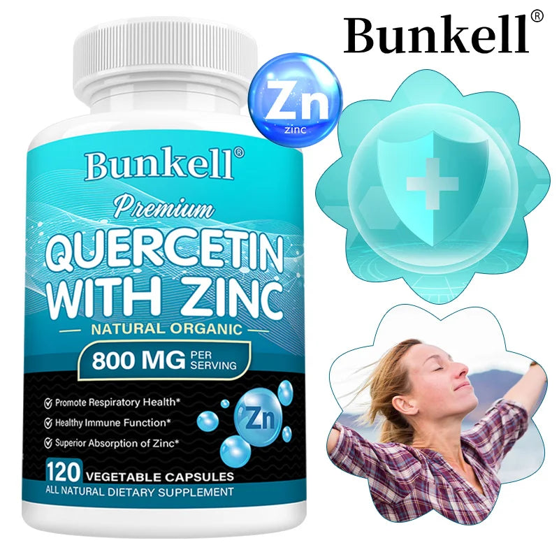 Quercetin with Zinc - Immune & Respiratory Support