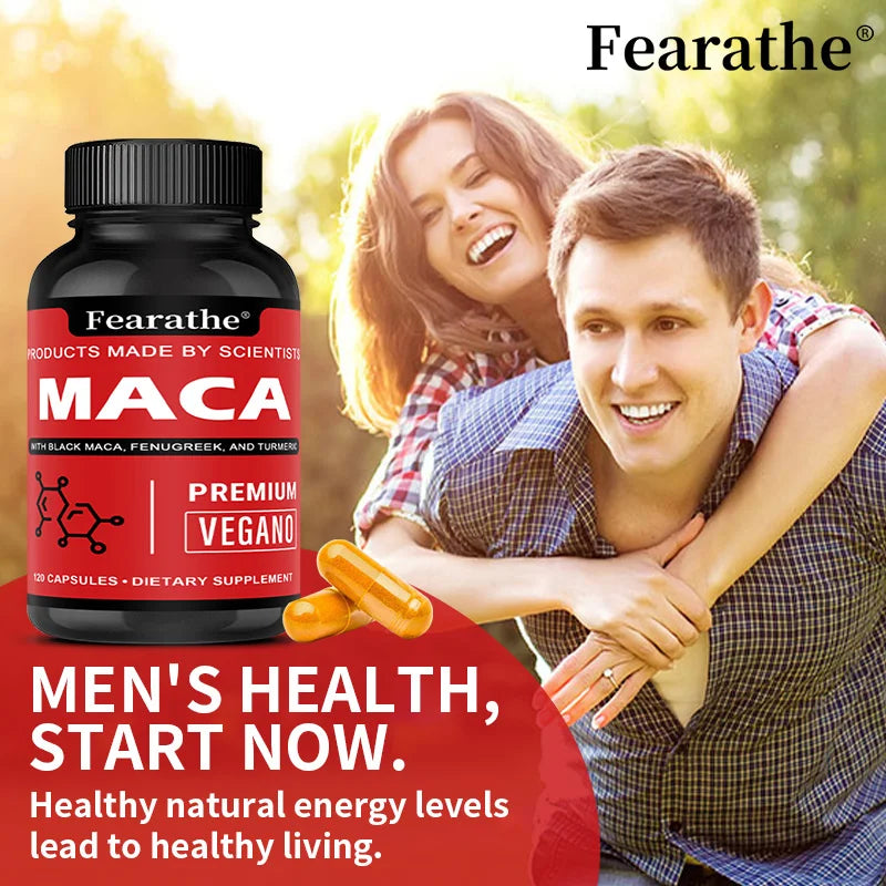 Organic Peruvian Black Maca Root Capsules