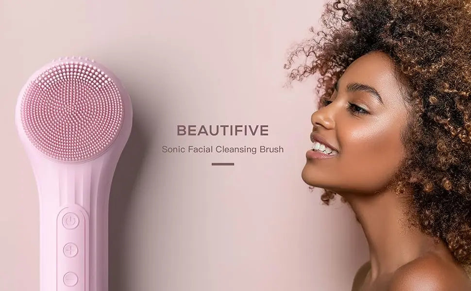Sonic Facial Cleansing Brush – Waterproof Rechargeable Deep Cleanser