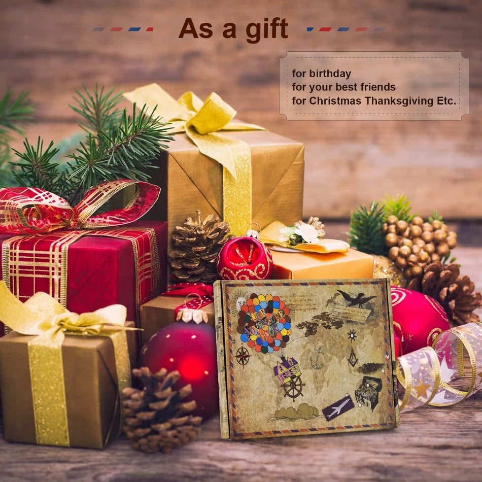 Our Adventure Book – 146-Page Retro DIY Scrapbook Album