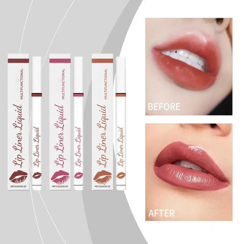 Liquid Lipliner Pencil Matte Soft Lip Liner Stick