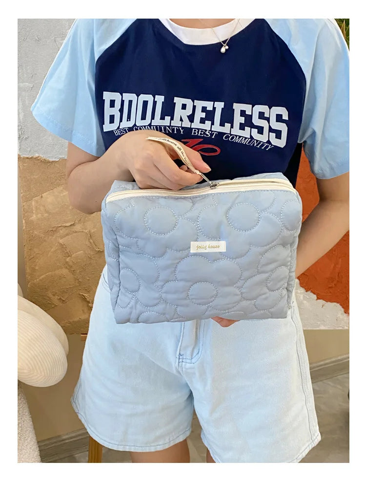 Women’s Travel Cosmetic Bag – Large Capacity Zipper Makeup Pouch