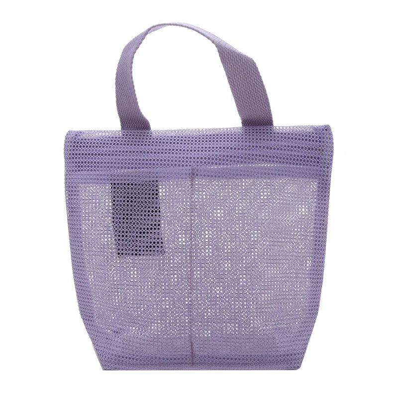 Mesh Travel Toiletry Bag – Portable Hanging Cosmetic Organizer Pouch
