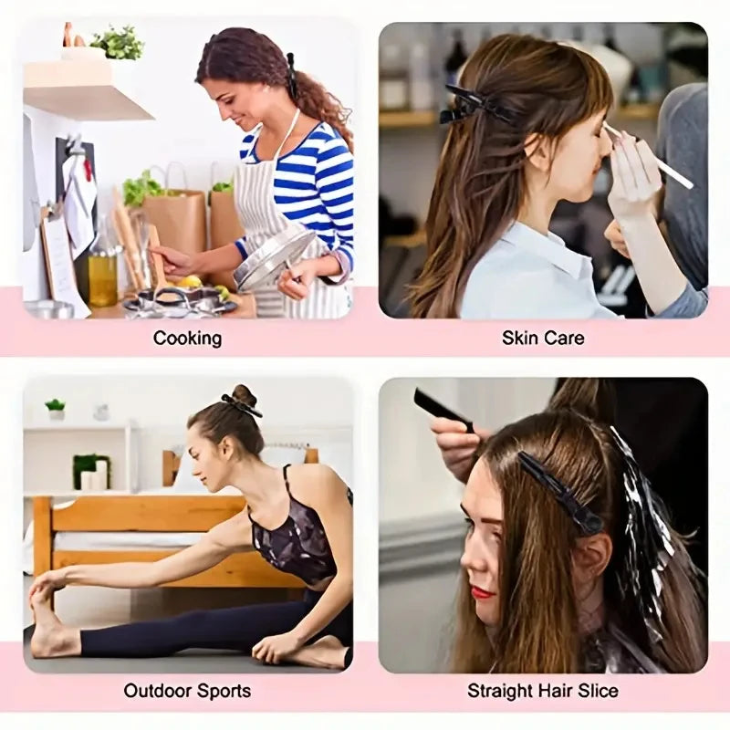 5–30PCS Alligator Hair Clips – Non-Slip Styling Clamps for Women & Men