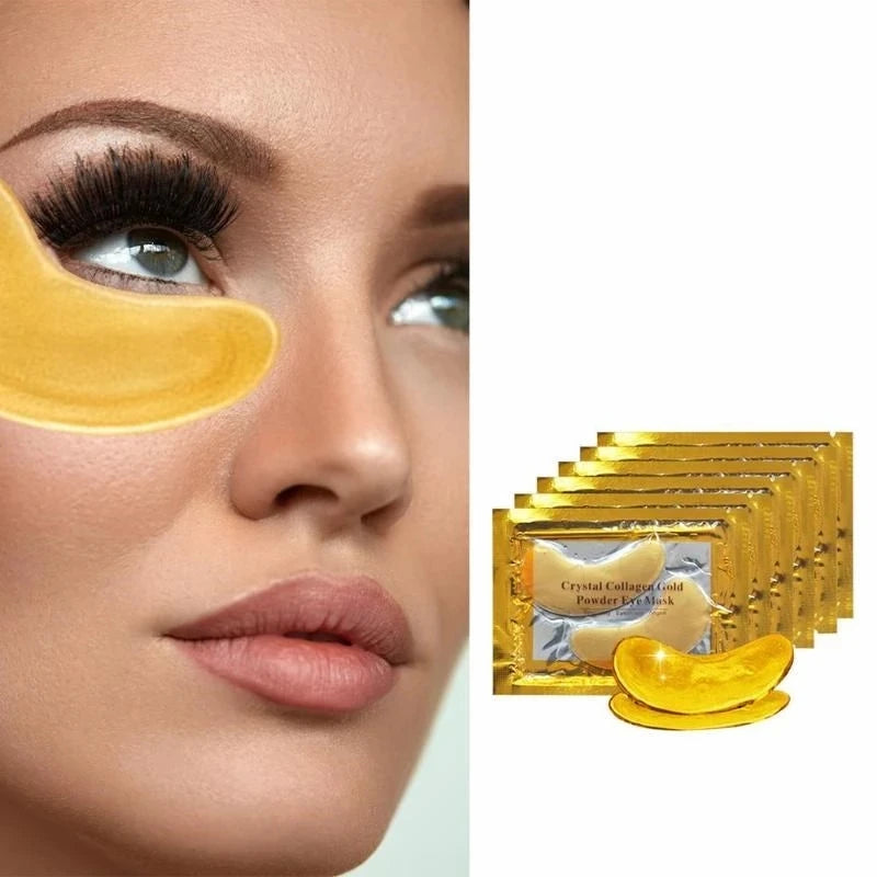 InniCare Crystal Collagen Gold Eye Masks (50/60/80/100 Pcs)