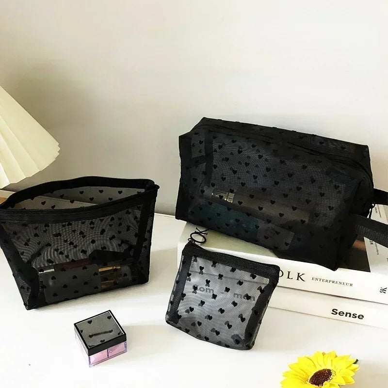 Women’s Travel Cosmetic Bag – Large Capacity Zipper Makeup Pouch