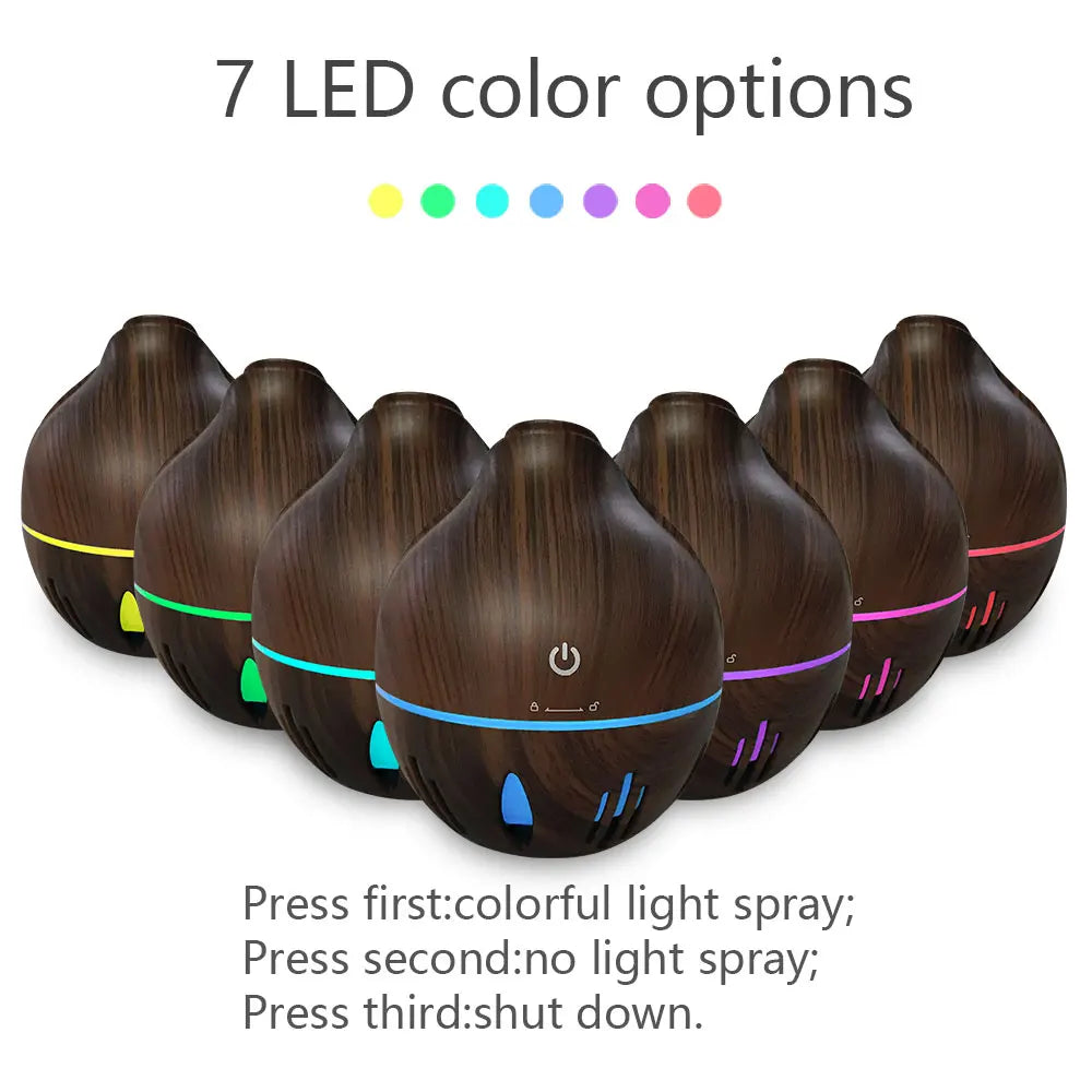 130ml USB Aromatherapy Humidifier with LED